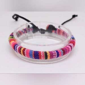 Men's‎ bracelet striped hemp punk new e23